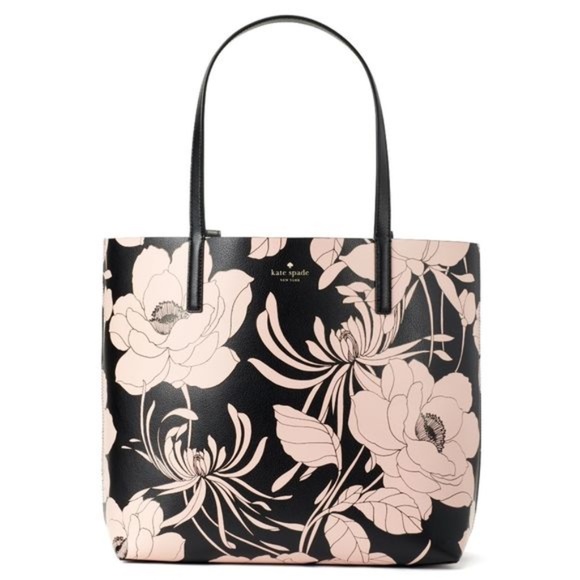 kate spade Handbags - Kate Spade Reversible Floral Tote Purse Bag